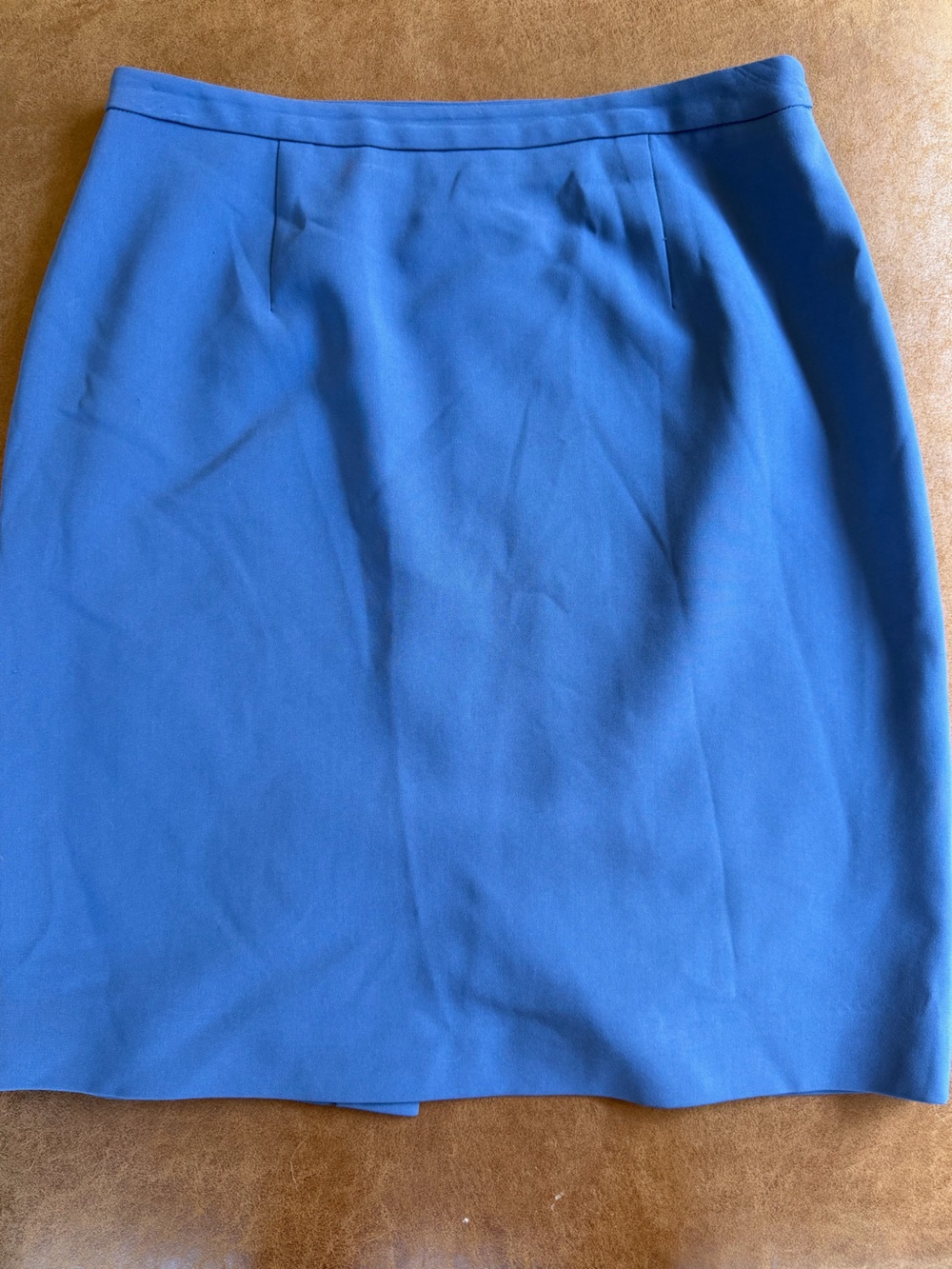 Jones New York Petite Blue Pencil Skirt Classic Workwear Size 10P
